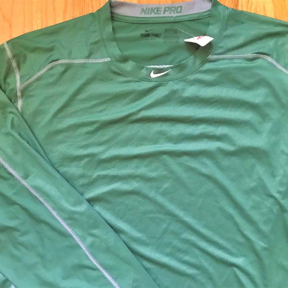 New Men's Nike , Long Sleeve , Pro-Tee Shirt .